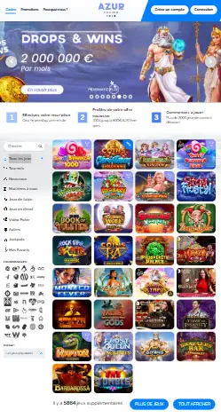 l'application et interface SEVENPLAY CASINO