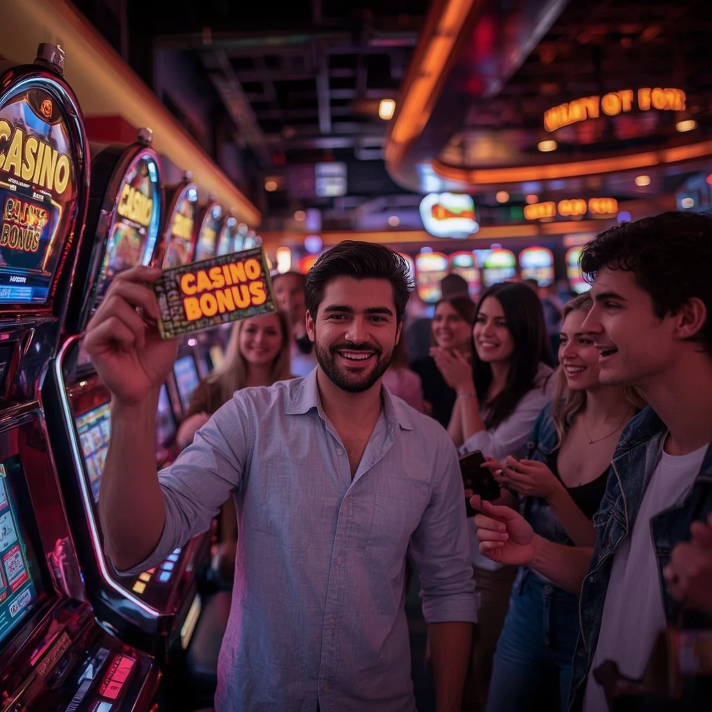 une personne avec un bonus de SevenPlay Casino