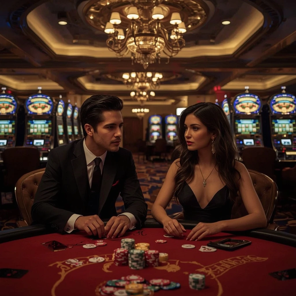 Deux joueurs de poker au SevenPlay Casino